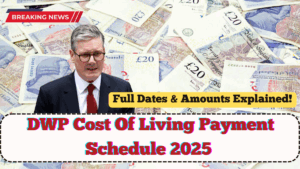 DWP Cost Of Living Payment Schedule 2025 – Full Dates & Amounts Explained