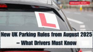 New UK Parking Rules from August 2025 – What Drivers Must Know